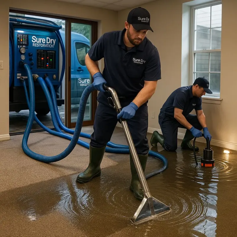 Water Extraction and Removal process in Halfway House, PA